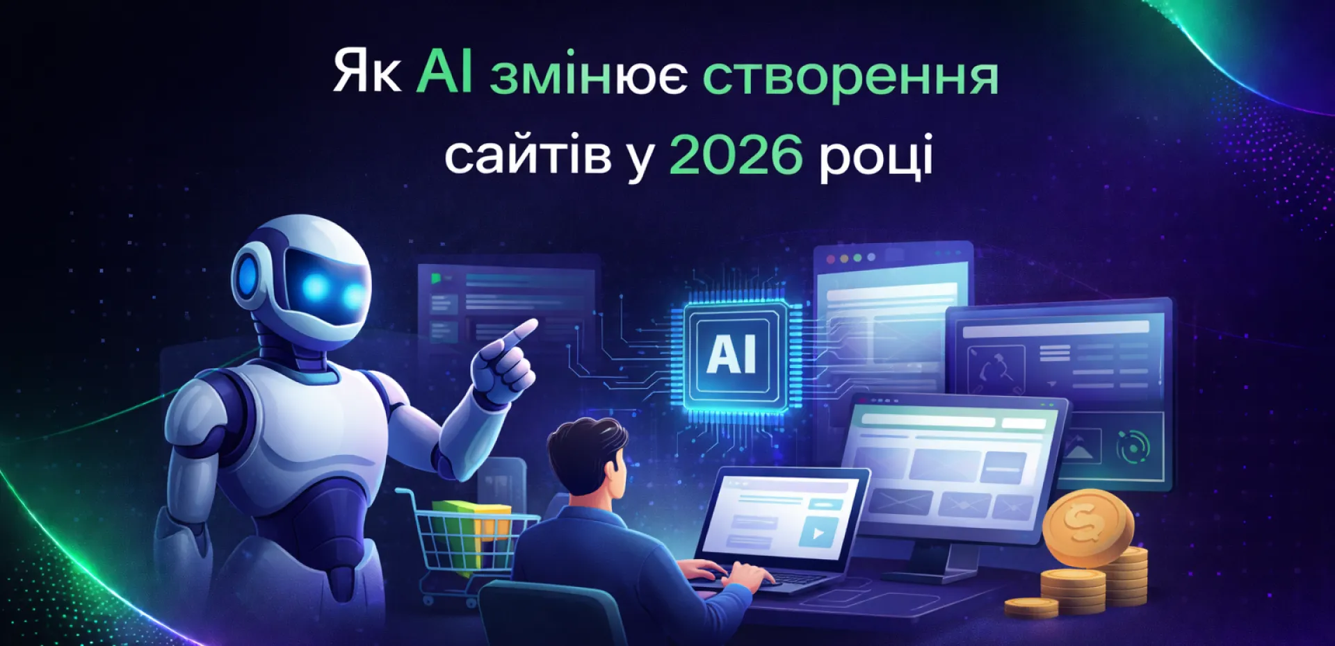 Як AI змінює створення сайтів у 2026 році
