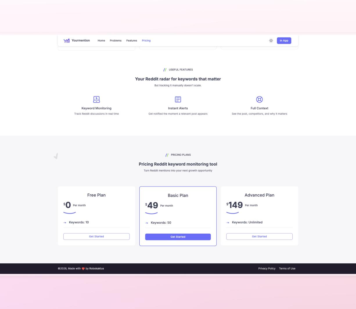YourMention — платформа для моніторингу згадок у Reddit